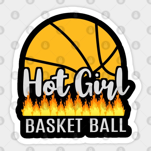 Hot-Girl-Basketball Sticker by Space Monkeys NFT